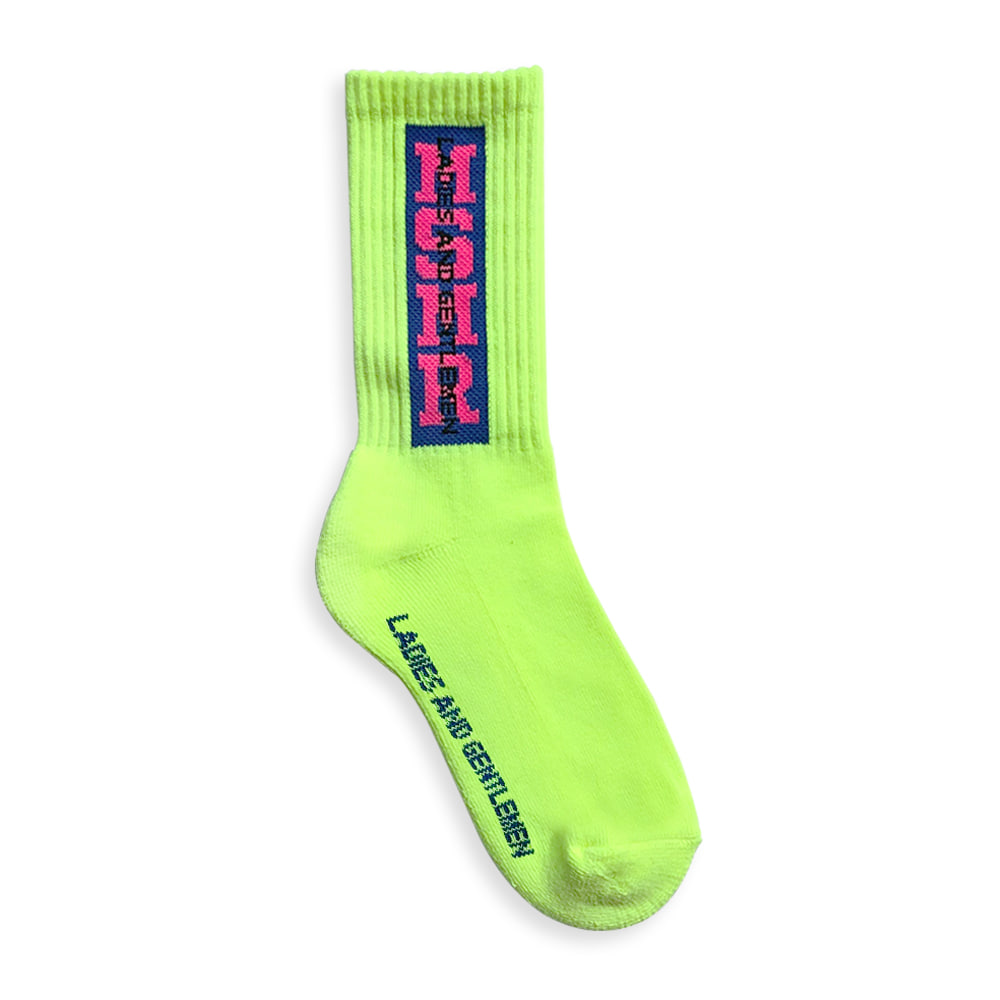 MSMR Retro Socks Lime