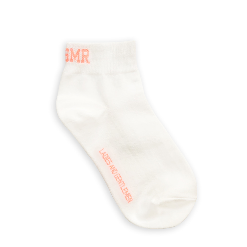 MSMR Slim Short  Socks Ivory